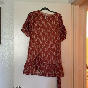 Selfie Leslie Floral Wrap Mini Dress